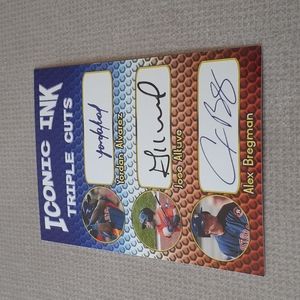 Iconic Ink Triple Cuts Houston Astros Jose Altuve Alex Bregman Yordan Alvarez